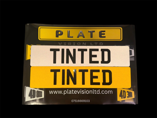 Tinted Show plates