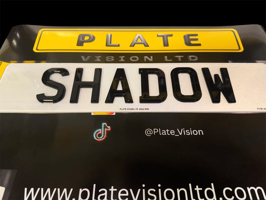 OBSIDIAN Number Plate (Gloss)