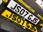 Elite Custom Number Plate Package UK | Premium Plate & Surround Kit | Plate Vision