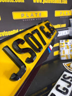 Elite Custom Number Plate Package UK | Premium Plate & Surround Kit | Plate Vision