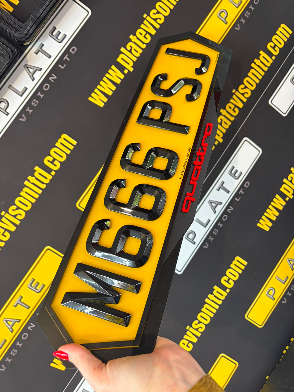 Elite Custom Number Plate Package UK | Premium Plate & Surround Kit | Plate Vision