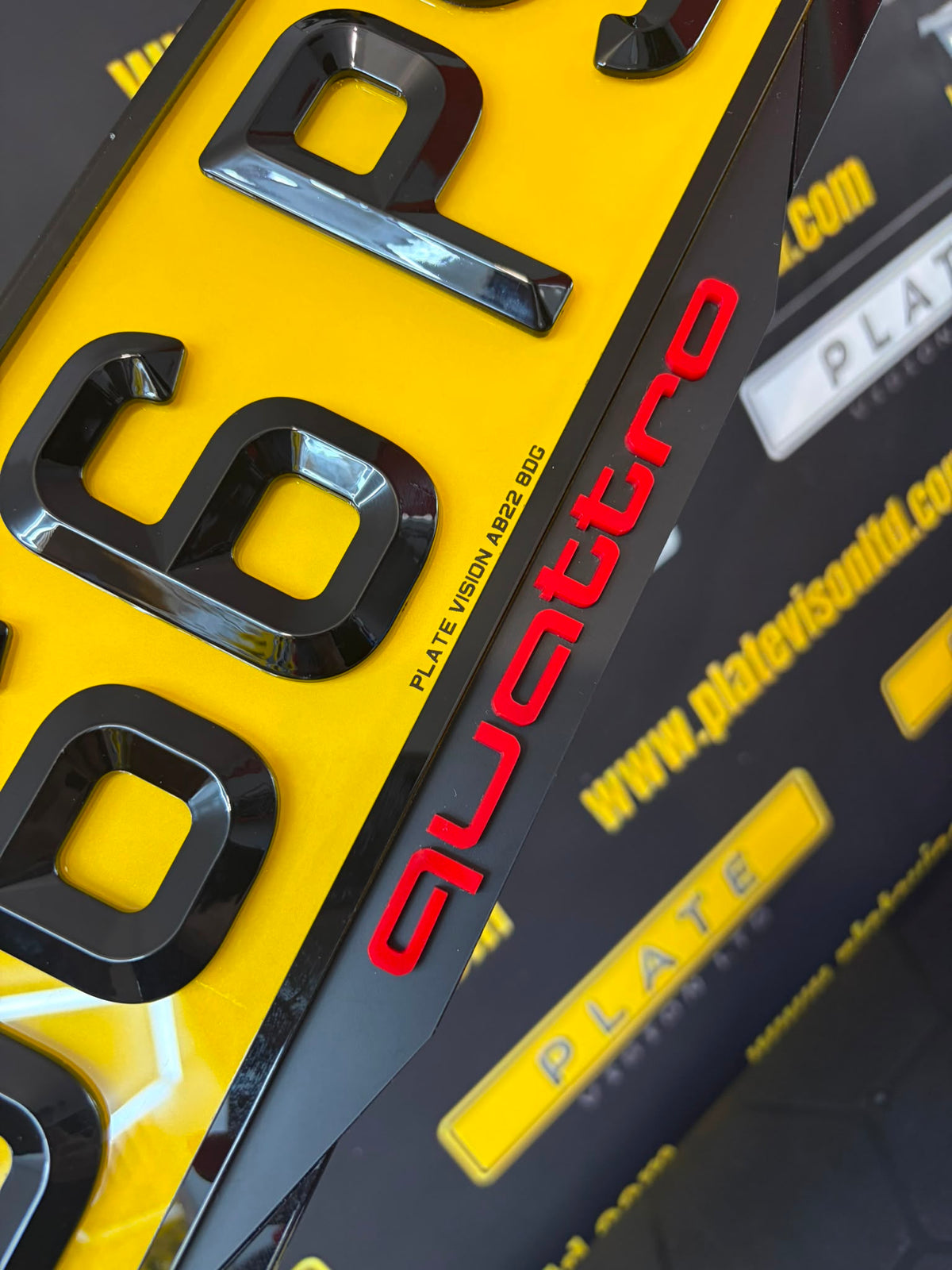 Elite Custom Number Plate Package UK | Premium Plate & Surround Kit | Plate Vision