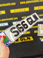 Road Legal 4D 8mm Gel Number Plates | BS AU 145e Compliant | Plate Vision