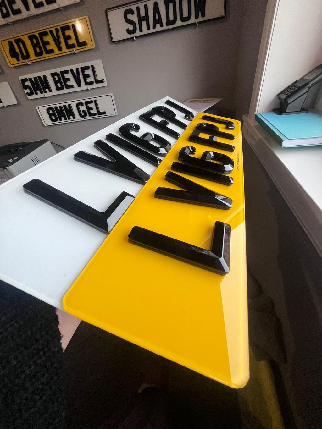 Road Legal 3mm Bevel Number Plates UK | BS AU 145e Compliant | Plate Vision