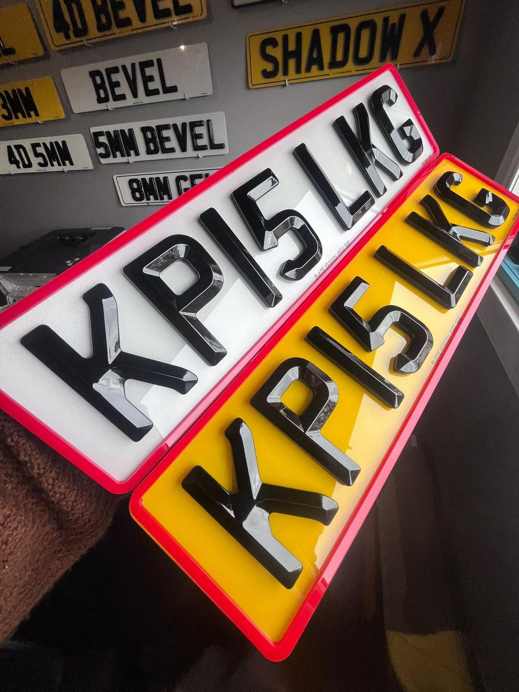 Road Legal 3mm Bevel Number Plates UK | BS AU 145e Compliant | Plate Vision