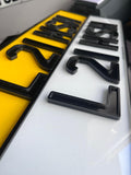 Obsidian X Number Plates UK | Enhanced Road Legal Plates | Plate Vision
