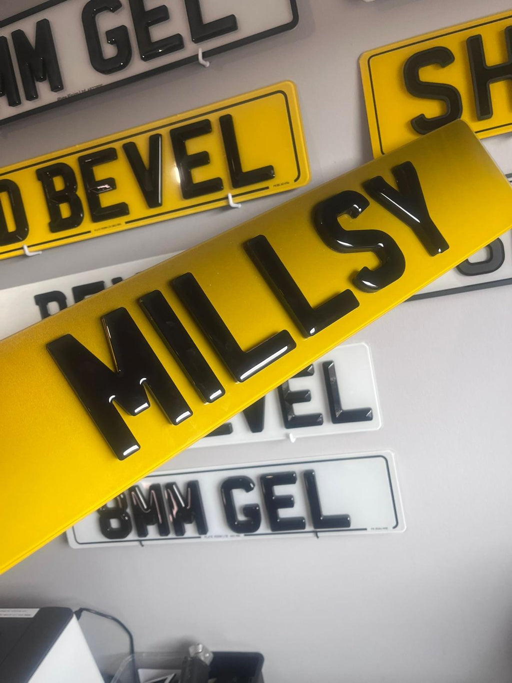 Faded Tint Number Plates UK | Gradient Show Plates (Non Road Legal) | Plate Vision