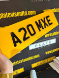 Oversize Road Legal Number Plates UK | OEM Style | Plate Vision