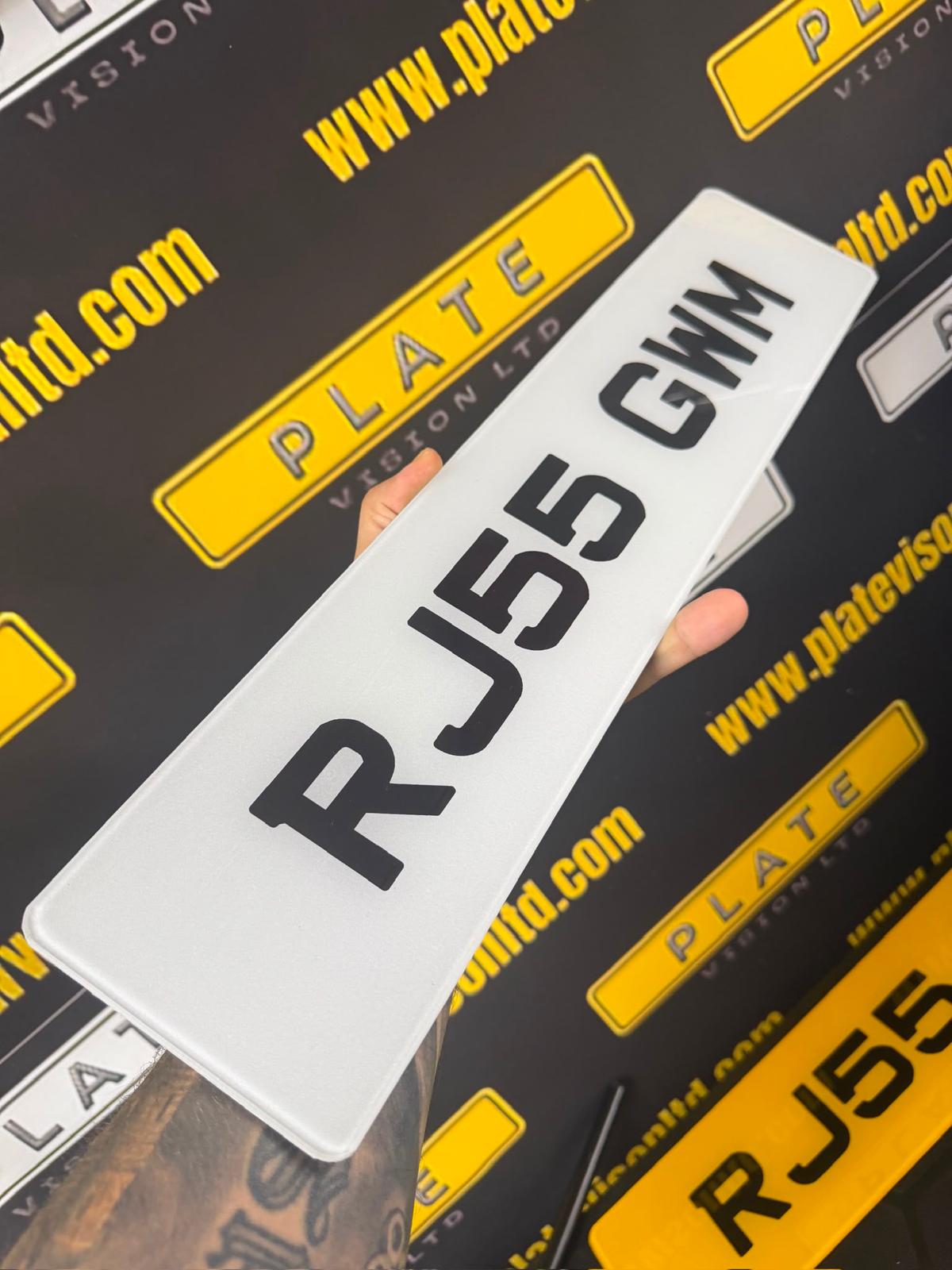 Printed Metro Number Plates UK | Custom Show Plates (Non Road Legal) | Plate Vision