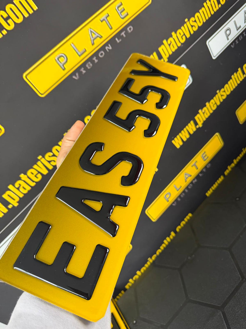 Faded Tint Number Plates UK | Gradient Show Plates (Non Road Legal) | Plate Vision