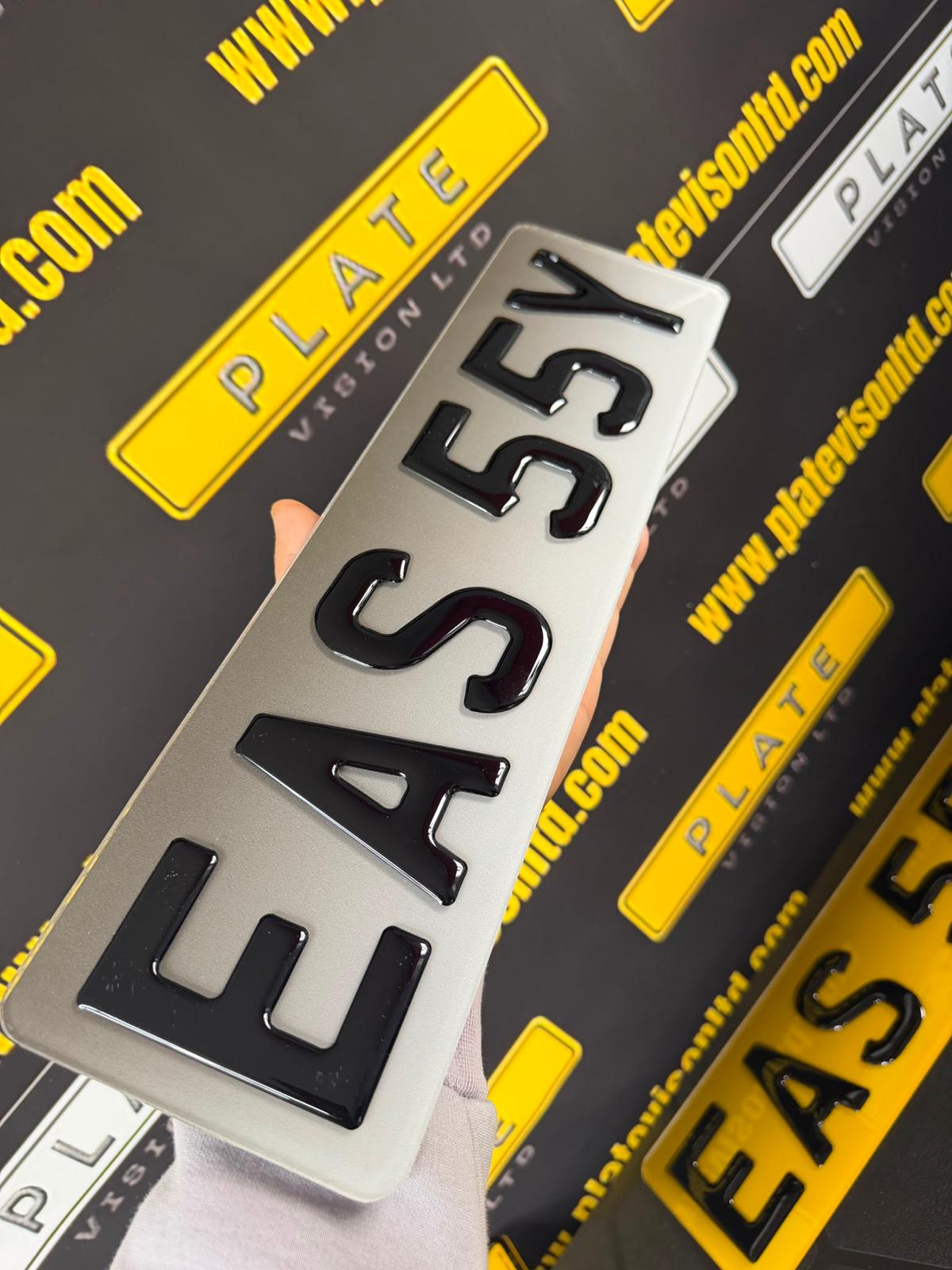 Faded Tint Number Plates UK | Gradient Show Plates (Non Road Legal) | Plate Vision