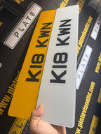 Printed Metro Number Plates UK | Custom Show Plates (Non Road Legal) | Plate Vision