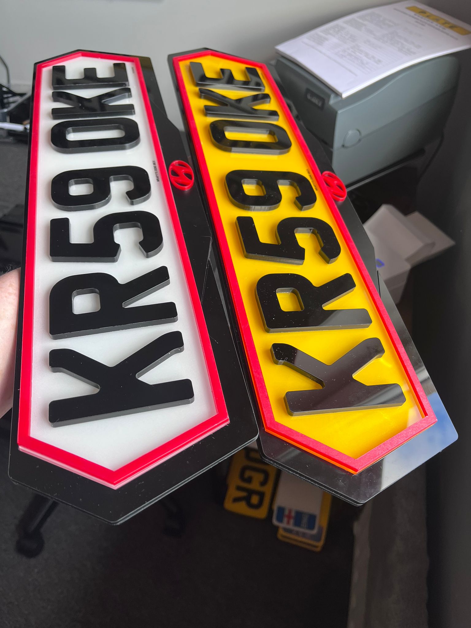 Elite Custom Number Plate Package UK | Premium Plate & Surround Kit | Plate Vision