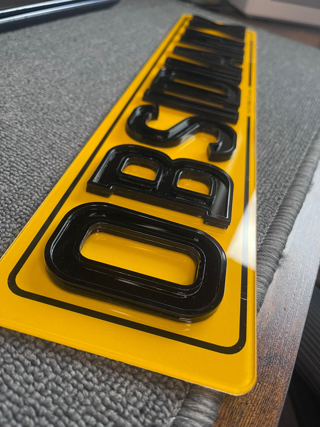 Obsidian X Number Plates UK | Enhanced Road Legal Plates | Plate Vision
