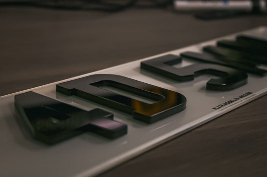 4D 5MM Number plates