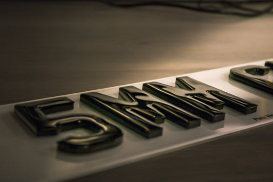 4D 5MM Gel Number plates