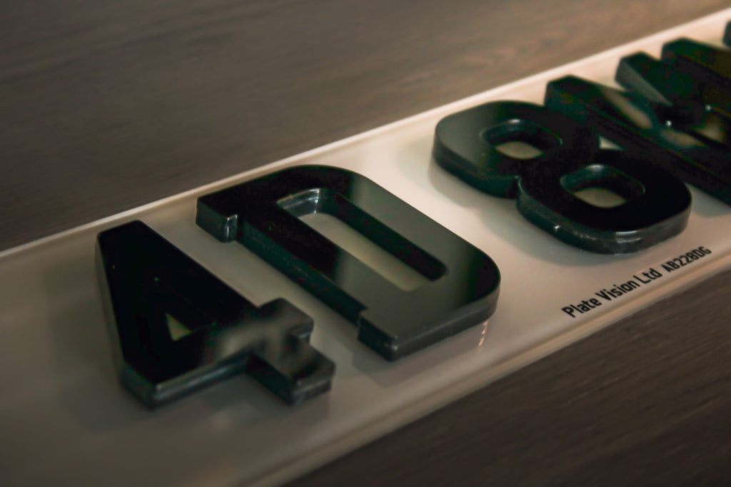 Road Legal 4D 8MM Number plates