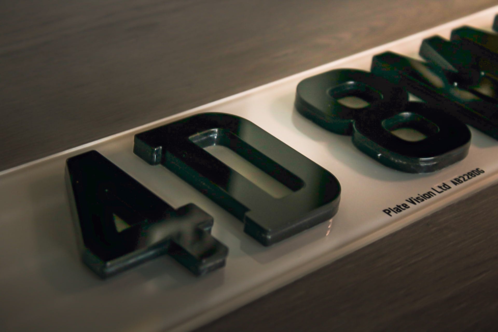 Road Legal 4D 8MM Number plates