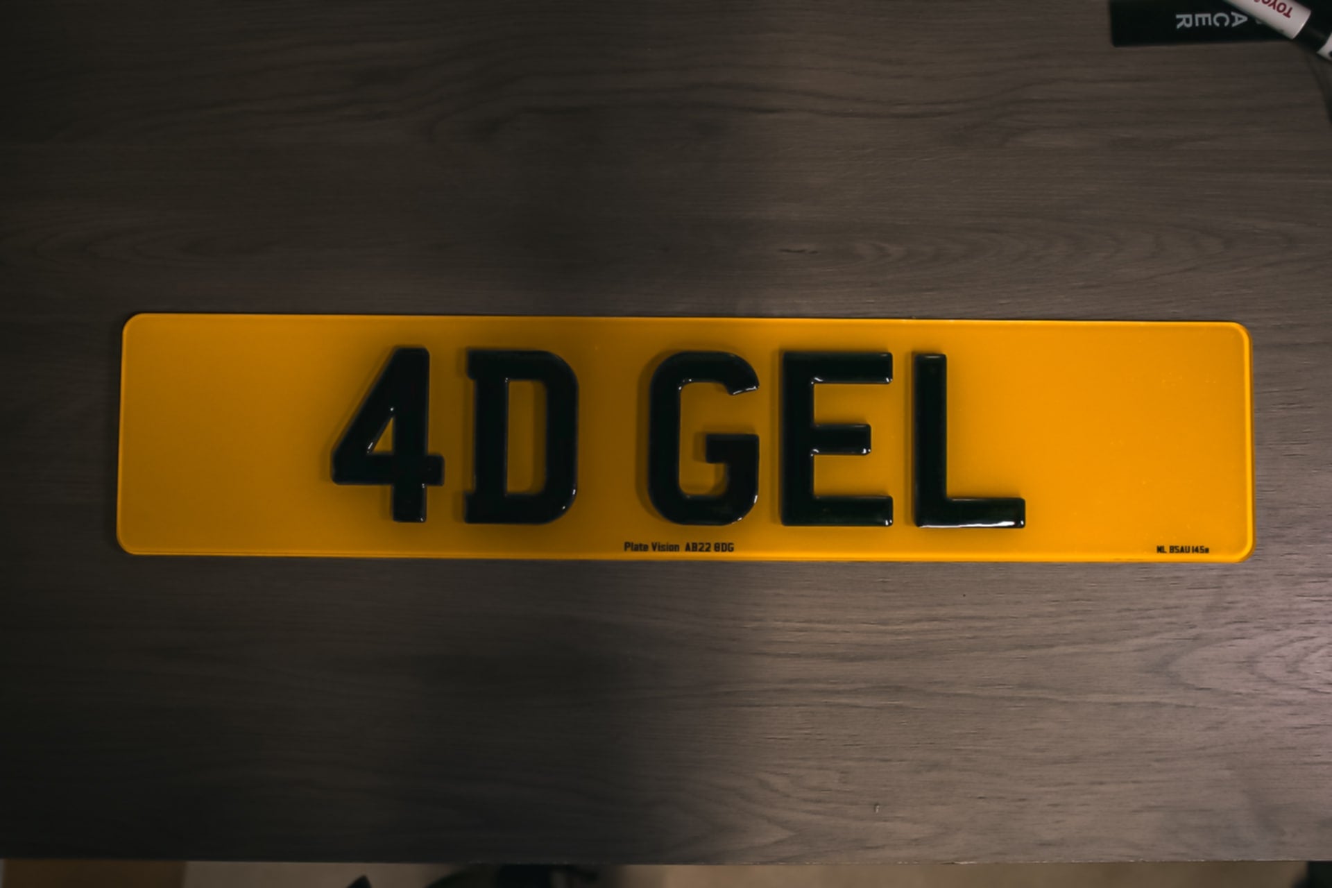 4D 3mm Gel Number Plates UK | Sleek Road Legal Plates | Plate Vision