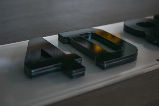 4D 3MM  Number plate