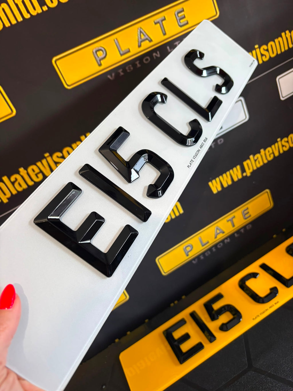 Road Legal Bevel Edge Number Plates UK | BS AU 145e Compliant | Plate Vision