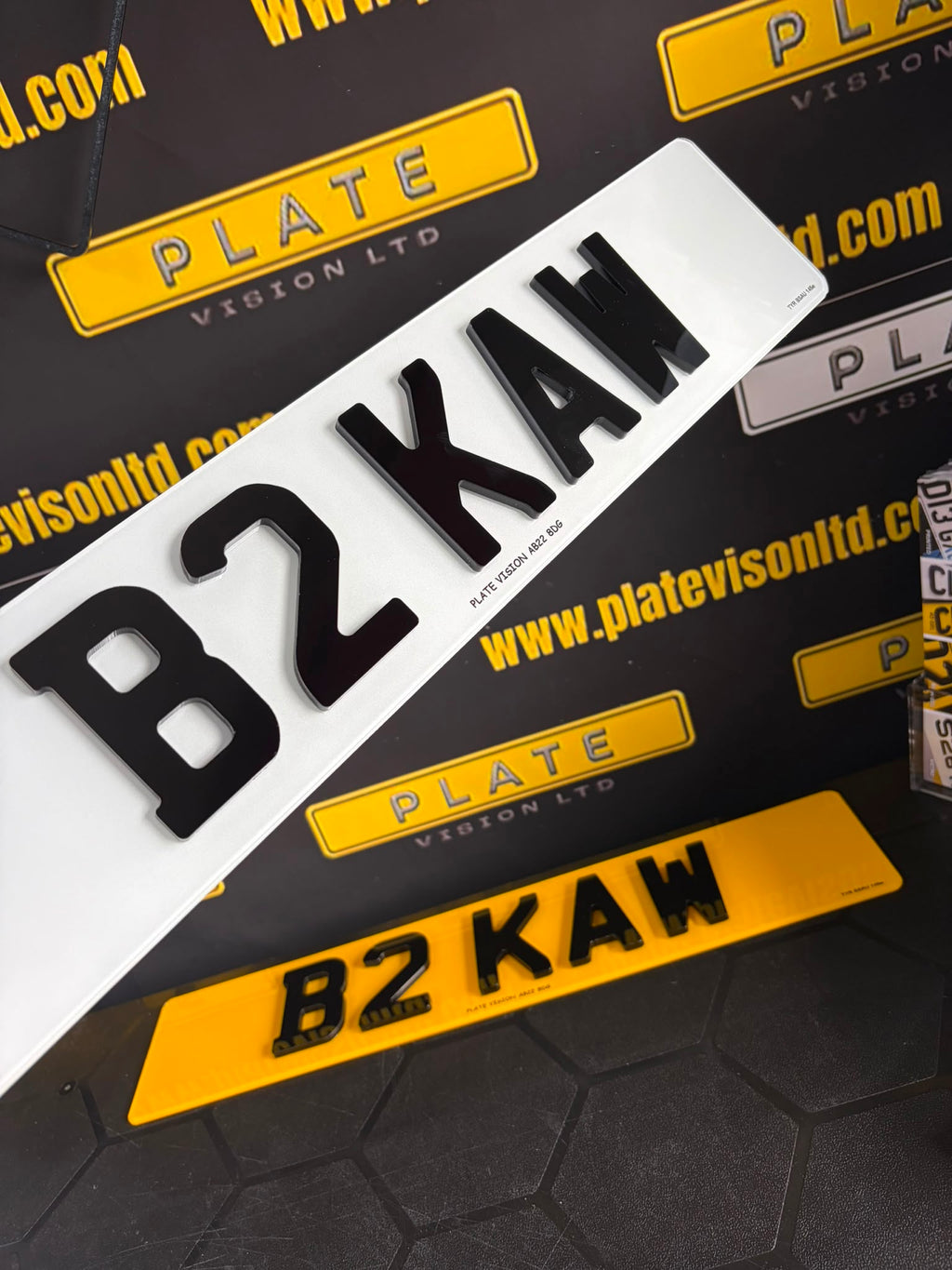 Custom Number Plate Builder UK | Road Legal Plate Creator | Plate Vision