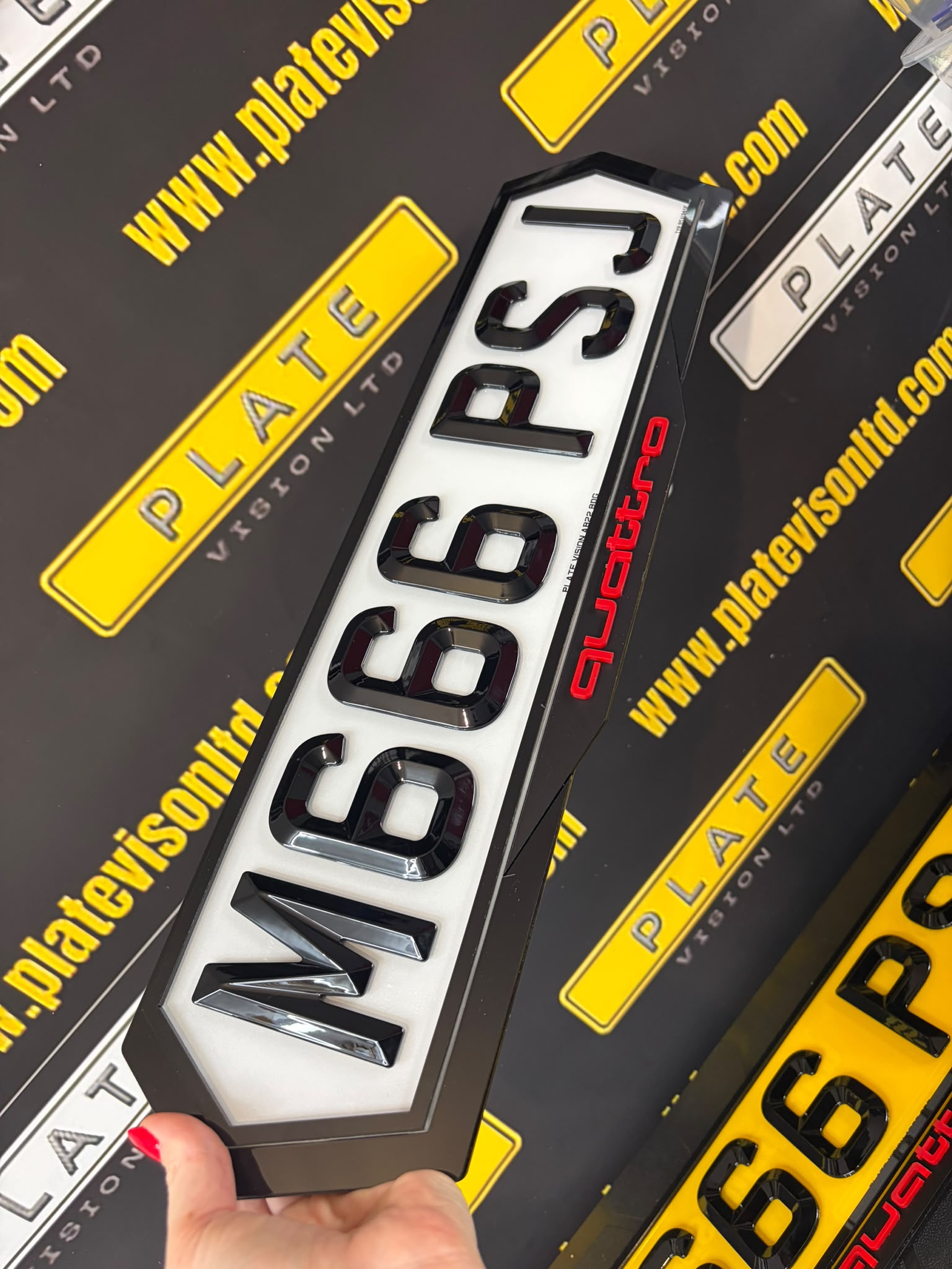 Elite Custom Number Plate Package UK | Premium Plate & Surround Kit | Plate Vision