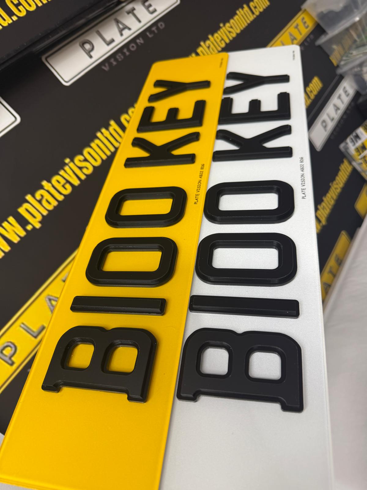 Obsidian Number Plates UK | Premium Road Legal Plates | Plate Vision