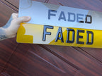 Faded Tint Number Plates UK | Gradient Show Plates (Non Road Legal) | Plate Vision